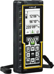 Stabila - 660' Range, Laser Distance Finder - 2 AA Batteries Required, Accurate to 1/16" - Benchmark Tooling