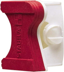 Stabila - Level Replacement End Cap Mount - Red, Use with R300 Series Levels - Benchmark Tooling