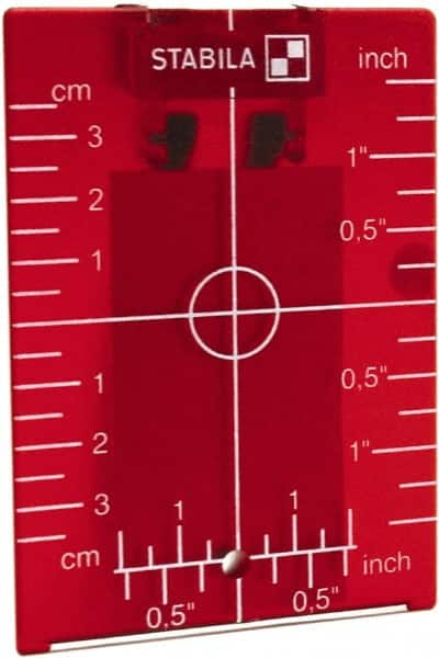 Stabila - Laser Level Target Plate - Use with LAR200, LAR250 - Benchmark Tooling