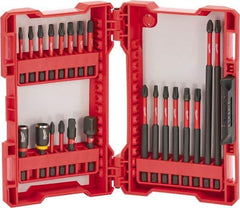 Milwaukee Tool - 22 Piece, Drive Set - Multi-Purpose Tool Kit Kit, 1/4" Drive, Phillips, Torx, Magnetic Bit Holder Point - Benchmark Tooling