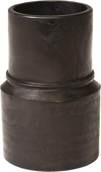 Flexaust - 1-1/2" Screw-On Hose Cuff - PVC, Black - Benchmark Tooling