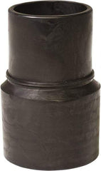 Flexaust - 1-1/4" Screw-On Hose Cuff - PVC, Black - Benchmark Tooling