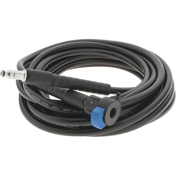 PRO-SOURCE - 2,600 Max psi Fixed Pressure Washer Hose - 25' Long, 6.35 Orifice, 1/4" Hole Size - Benchmark Tooling