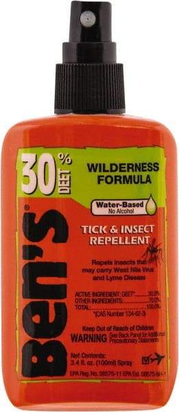 Ben's - 3.4 oz 30% DEET Pump Spray - For Ticks, Mosquitos, Disease Carrying Insects - Benchmark Tooling