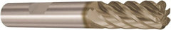 Seco - 8mm, 6 Flute, Single End, Solid Carbide, 1mm Corner Radius End Mill - 63mm OAL, 38° Helix, Right Hand Flute, 23mm LOC, Right Hand Cut - Benchmark Tooling