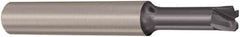 Seco - 2.5mm, 4 Flute, Single End, Solid Carbide, 0.4mm Corner Radius End Mill - 80mm OAL, 0° Helix, Right Hand Flute, 0.3mm LOC, Right Hand Cut, 25mm Extended Reach - Benchmark Tooling