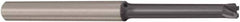 Seco - 2.5mm, 4 Flute, Single End, Solid Carbide, 0.4mm Corner Radius End Mill - 90mm OAL, 0° Helix, Right Hand Flute, 0.3mm LOC, Right Hand Cut, 35mm Extended Reach - Benchmark Tooling