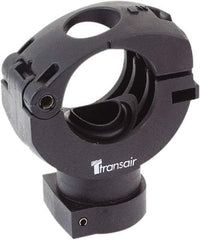 Transair - 1-1/2" ID, 40mm OD, Bracket - Plastic, 232 Max psi, 1/2 Female NPT, 3-15/16" Long - Benchmark Tooling