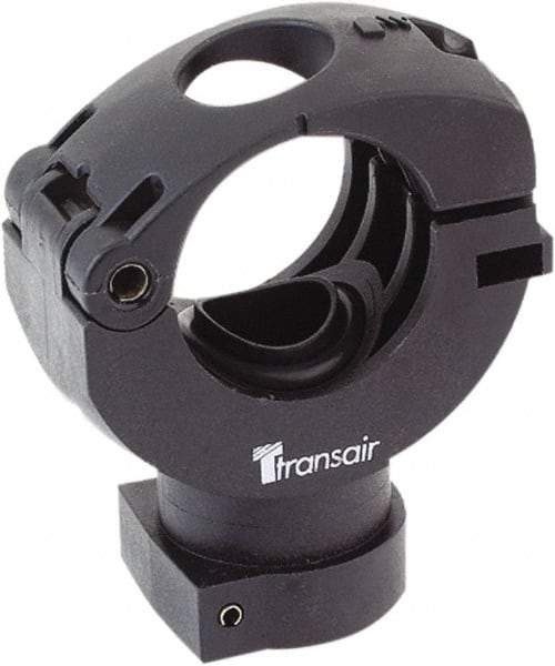 Transair - 7/8" ID, 25mm OD, Bracket - Plastic, 232 Max psi, 1/2 Female NPT, 3-3/8" Long - Benchmark Tooling