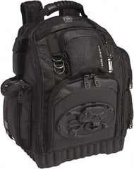 Dead On - 34 Pocket Black Polyester Backpack Tool Bag - 17" Wide x 10" Deep x 20" High - Benchmark Tooling