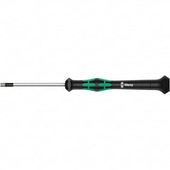 Wera - 0.028" Precision Miniature Hex Driver - 1-37/64" Bade Length, Multi Handle, 157mm OAL - Benchmark Tooling