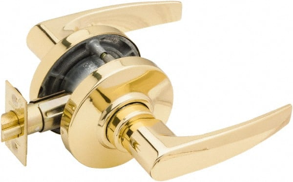 Schlage - Classroom Lever Lockset for 1-3/8 to 1-7/8" Thick Doors - Exact Industrial Supply