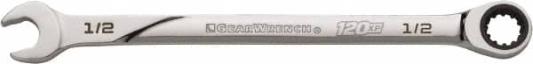 GearWrench - 24mm 12 Point Combination Wrench - Chrome Vanadium Steel, Full Polish Finish - Benchmark Tooling