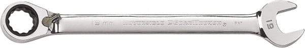 GearWrench - 22mm 12 Point Combination Wrench - Chrome Vanadium Steel, Full Polish Finish - Benchmark Tooling