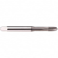 Emuge - 6-32 UNC 4 Flute BT Plug Spiral Flute Tap - High Speed Steel, GLT-1 Finish, 2.205" OAL, Right Hand Flute, Right Hand Thread, Series Rekord B-Z - Benchmark Tooling