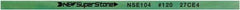 Value Collection - Flat Ceramic Finishing Stick - 100mm Long x 0.5mm Wide x 2mm Thick, 120 Grit - Benchmark Tooling