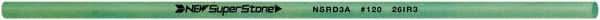 Value Collection - Round Ceramic Finishing Stick - 100mm Long x 3.175mm Wide x 3.2mm Thick, 120 Grit - Benchmark Tooling