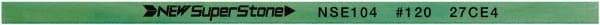 Value Collection - Flat Ceramic Finishing Stick - 100mm Long x 1.5mm Wide x 4mm Thick, 120 Grit - Benchmark Tooling
