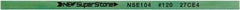 Value Collection - Flat Ceramic Finishing Stick - 100mm Long x 1mm Wide x 6mm Thick, 120 Grit - Benchmark Tooling
