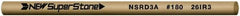 Value Collection - Round Ceramic Finishing Stick - 50mm Long x 3mm Wide x 3mm Thick, 180 Grit - Benchmark Tooling