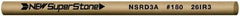 Value Collection - Round Ceramic Finishing Stick - 50mm Long x 2.35mm Wide x 2.4mm Thick, 180 Grit - Benchmark Tooling
