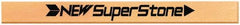 Value Collection - Flat Ceramic Finishing Stick - 40mm Long x 0.8mm Wide x 6mm Thick, 400 Grit - Benchmark Tooling