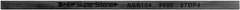 Value Collection - Flat Ceramic Finishing Stick - 100mm Long x 0.5mm Wide x 4mm Thick, 600 Grit - Benchmark Tooling
