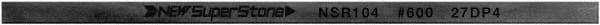 Value Collection - Flat Ceramic Finishing Stick - 100mm Long x 0.5mm Wide x 6mm Thick, 600 Grit - Benchmark Tooling