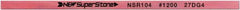 Value Collection - Flat Ceramic Finishing Stick - 100mm Long x 1.5mm Wide x 6mm Thick, 1,200 Grit - Benchmark Tooling
