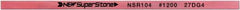 Value Collection - Flat Ceramic Finishing Stick - 100mm Long x 1mm Wide x 1mm Thick, 1,200 Grit - Benchmark Tooling