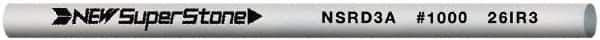 Value Collection - Round Ceramic Finishing Stick - 50mm Long x 3mm Wide, 1,000 Grit - Benchmark Tooling