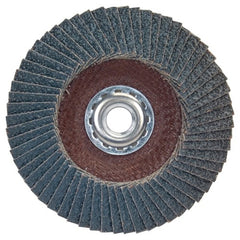 ‎5″ × 5/8″-11 Flap Disc BlueFire Type 29 Fiberglass Plate 36 Grit - Benchmark Tooling