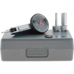 SPI - 0.03" Range, 0.0005" Dial Graduation, Horizontal Dial Test Indicator - 1-1/4" Black Dial, 0-100-0 Dial Reading, Accurate to 0.0005" - Benchmark Tooling