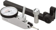 SPI - 8 Piece, 0" to 0.03" Measuring Range, 1-1/4" Dial Diam, 0-15-0 Dial Reading, White Dial Test Indicator Kit - 0.0005" Accuracy, 0.64" Contact Point Length, 0.079" Ball Diam, 0.0005" Dial Graduation - Benchmark Tooling