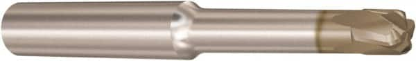 Seco - 1.5mm, 4 Flute, Single End, Solid Carbide, 0.75mm Corner Radius End Mill - 50mm OAL, 10° Helix, Right Hand Flute, 0.75mm LOC, Right Hand Cut, - Benchmark Tooling