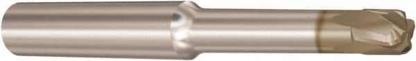 Seco - 3mm, 4 Flute, Single End, Solid Carbide, 1.5mm Corner Radius End Mill - 65mm OAL, 10° Helix, Right Hand Flute, 1.5mm LOC, Right Hand Cut, - Benchmark Tooling