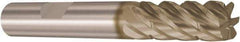 Seco - 25mm, 6 Flute, Single End, Solid Carbide, 0.5mm Corner Radius End Mill - 146mm OAL, 38° Helix, Right Hand Flute, 78mm LOC, Right Hand Cut - Benchmark Tooling