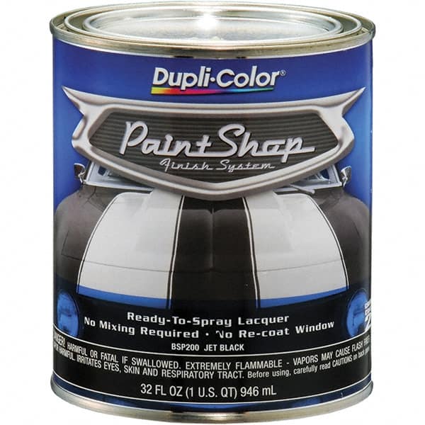 Dupli-Color - Jet Black Automotive Topcoat - 1 Qt Can - Benchmark Tooling