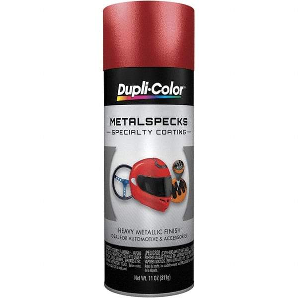 Dupli-Color - Metal Flake Retro Red Automotive Topcoat - 11 oz Aerosol Can - Benchmark Tooling