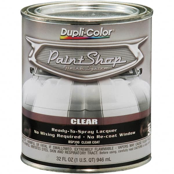 Dupli-Color - Clear Gloss Topcoat Automotive Topcoat - 1 Qt Can - Benchmark Tooling