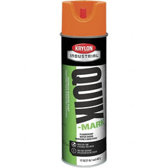 Krylon - 20 fl oz Orange Marking Paint - 664' Coverage at 1" Wide, Water-Based Formula, 320 gL VOC - Benchmark Tooling