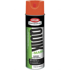 Krylon - 20 fl oz Orange Marking Paint - 664' Coverage at 1" Wide, Water-Based Formula, 432 gL VOC - Benchmark Tooling