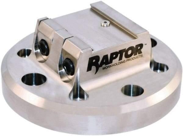 Raptor Workholding - 1-1/2" Jaw Width, 2" High Dovetail Vise - For Use with 4 & 5 Axis Workholding Systems - Benchmark Tooling