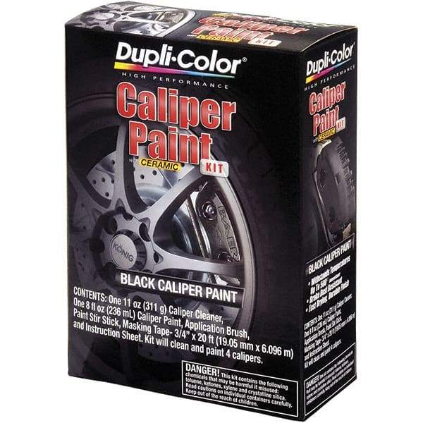 Dupli-Color - 16 oz Matte Black Automotive Heat Resistant Paint - Matte Finish, 500°F Max Temp, Comes in Aerosol Can - Benchmark Tooling