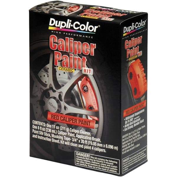 Dupli-Color - 16 oz Red Automotive Heat Resistant Paint - Gloss Finish, 500°F Max Temp, Comes in Aerosol Can - Benchmark Tooling