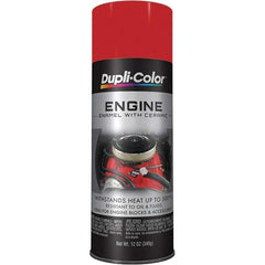 Dupli-Color - 12 oz Red Automotive Heat Resistant Paint - Gloss Finish, 500°F Max Temp, Comes in Aerosol Can - Benchmark Tooling