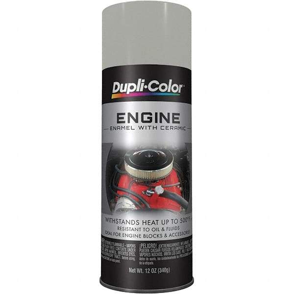 Dupli-Color - 12 oz Cast Coat Automotive Heat Resistant Paint - Metallic Finish, 500°F Max Temp, Comes in Aerosol Can - Benchmark Tooling