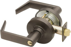 Storeroom Lever Lockset for 1-3/8″ Thick Doors Schlage C keyway, 2-3/4″ Backset, Oil Rubbed Bronze Finish