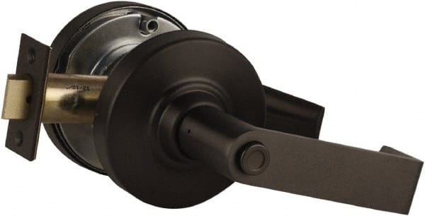 Schlage - Privacy Lever Lockset for 1-3/8" Thick Doors - Exact Industrial Supply