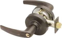 Schlage - Storeroom Lever Lockset for 1-3/8" Thick Doors - Exact Industrial Supply